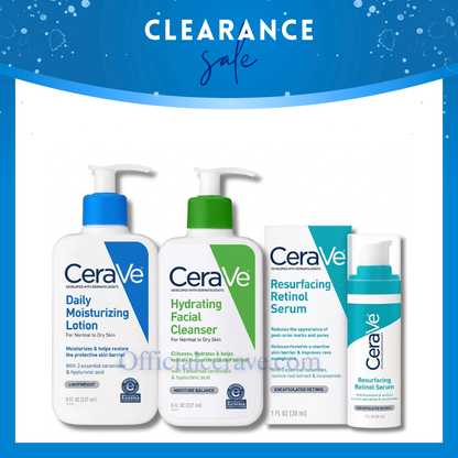 (Clearance Special Sale) CeraVe Moisturizer & Hydrating Facial Cleanser